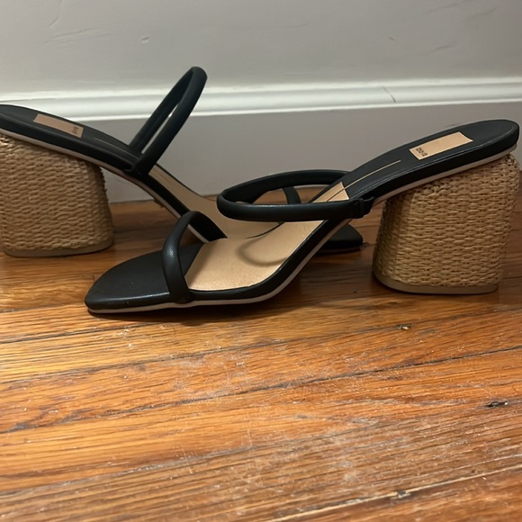 Dolce vita rattan heeled sandals - Picture 3 of 3